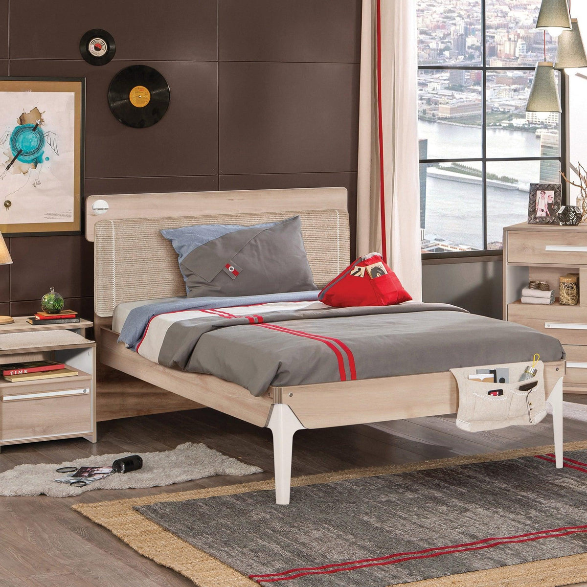Cilek Duo Line Bed (100X200 Cm Or 120X200 Cm) - Kids Haven