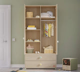 Cilek Montes Natural 2 Doors Wardrobe - Kids Haven