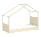 Cilek Montes Natural Side Roof Bed (90x200 Cm) - Dual Height - Kids Haven