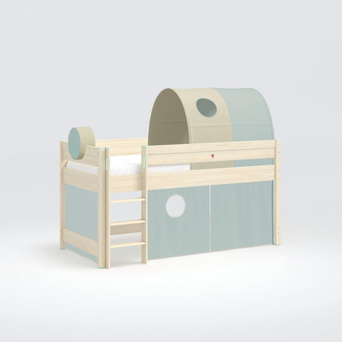 Cilek Montes Natural Low Loft Bed (90x200 Cm) - Kids Haven
