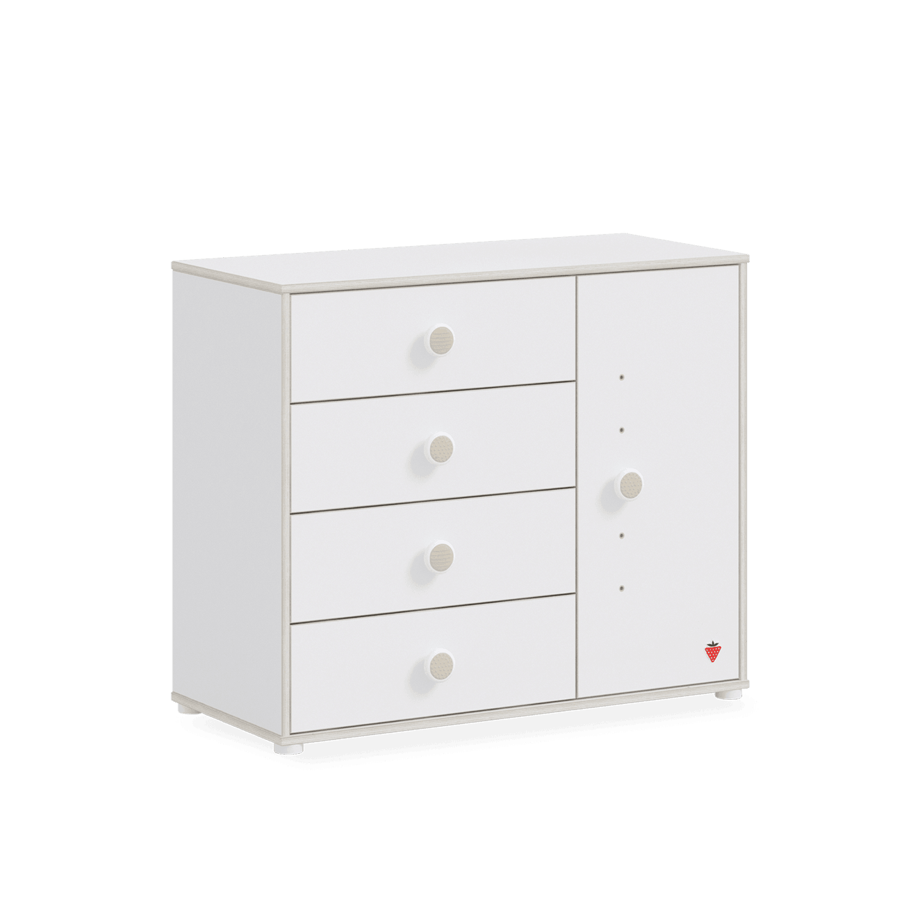 Cilek Montes White Dresser with Cover - Kids Haven