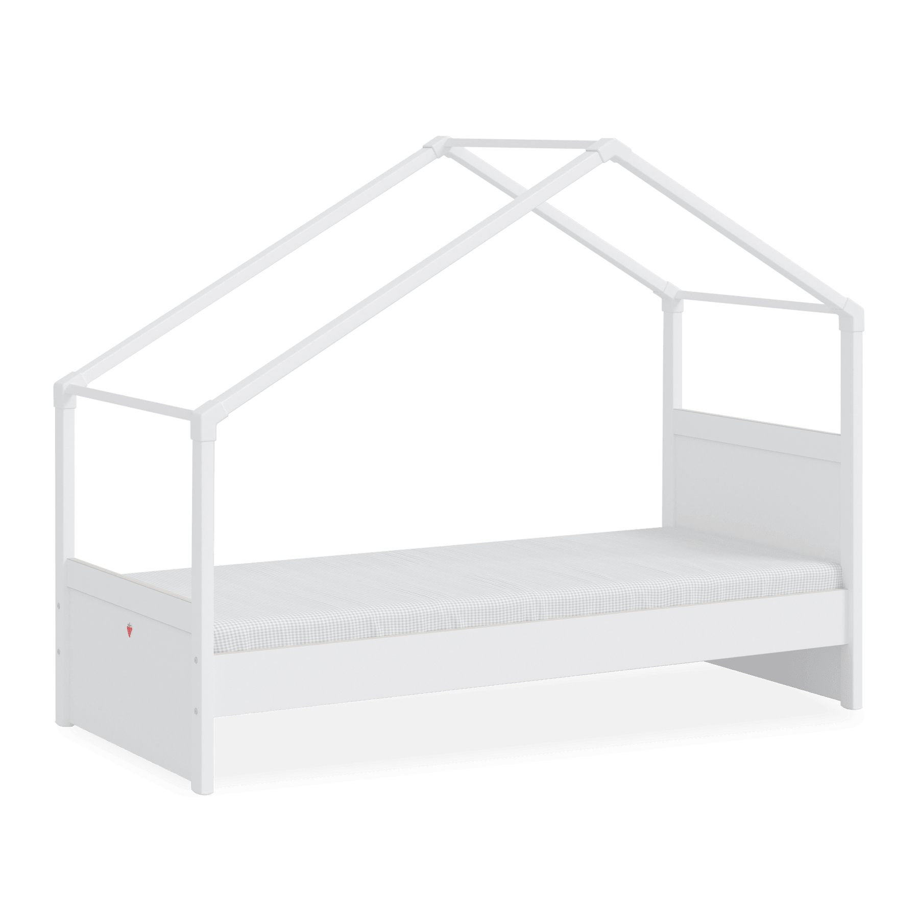 Cilek Montes White Side Roof Bed (90x200 Cm) - Dual Height - Kids Haven