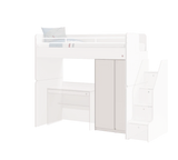 (NEW) Cilek Studio 2 Doors Wardrobe White - Kids Haven