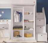 (NEW) Cilek Studio 2 Doors Wardrobe White - Kids Haven