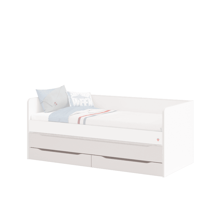(NEW) Cilek Studio Drawer Pull-Out Bed White - Kids Haven