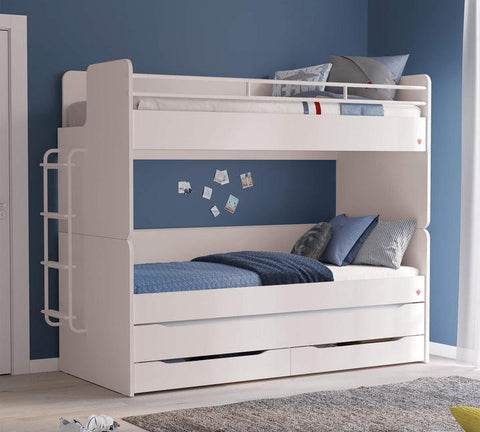 (NEW) Cilek Studio Drawer Pull-Out Bed White - Kids Haven