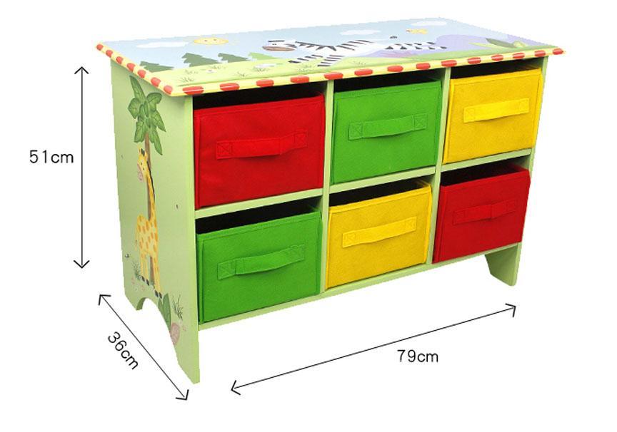 Fantasy Fields 6 Drawer Toy Organizer - Kids Haven
