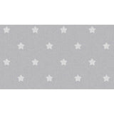 White Stars on Grey Wallpaper - Kids Haven