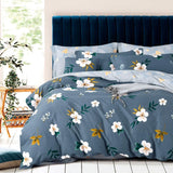 iSleep Oxford Series 100% Pure Cotton Quilt Cover Set (Various Designs) - Kids Haven