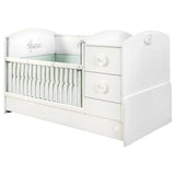 Cilek Baby Cotton St Convertible Baby Bed (75X160 Cm) - Kids Haven