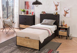 Cilek Black Storage Bed (100X200 Cm or 120x200 Cm) - Kids Haven