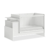 Cilek Baby Cotton Convertible Baby Bed with Table and Telescopic Handrails (70X115 - 70X140 Cm) - Kids Haven