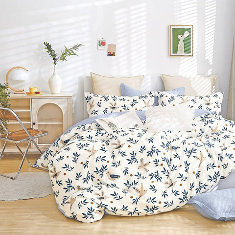 iSleep Oxford Series 100% Pure Cotton Flat Sheet Set (Various Designs) - Kids Haven