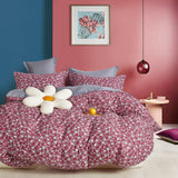 iSleep Oxford Series 100% Pure Cotton Flat Sheet Set (Various Designs) - Kids Haven