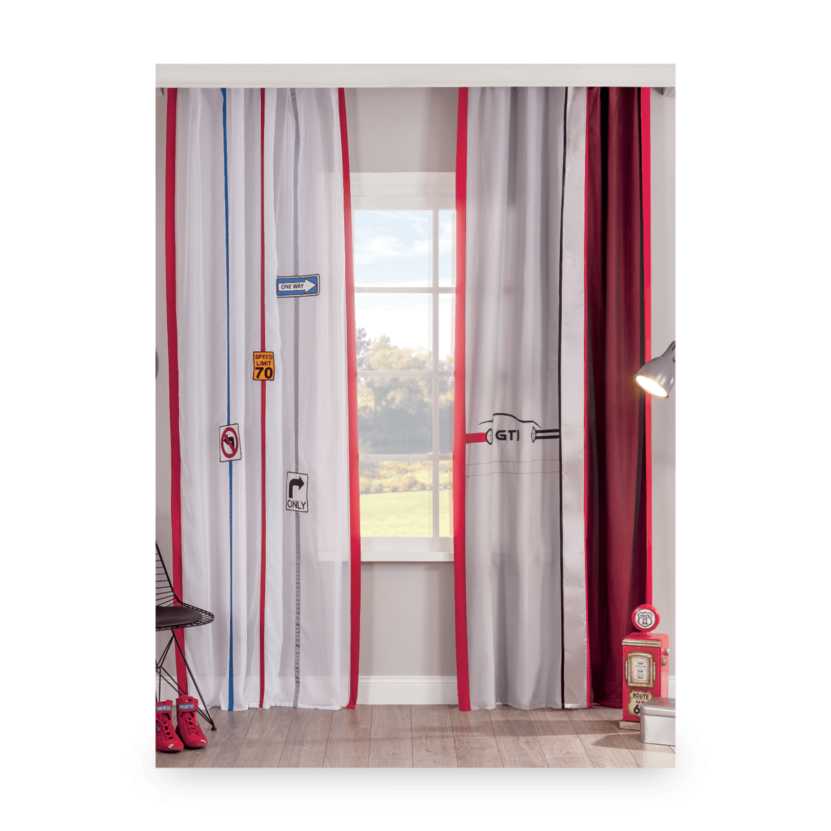Cilek Biclass Curtain (140X260 Cm) And/Or Biclass Sheers (140X260 Cm)
