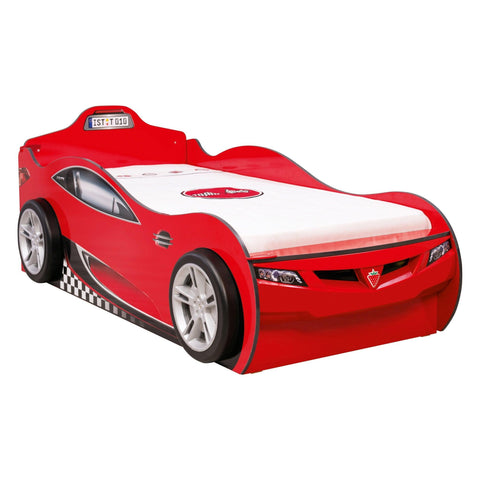 Cilek Coupe Carbed (With Friend Bed) (Red) (90X190 - 90X180 Cm) - Kids Haven