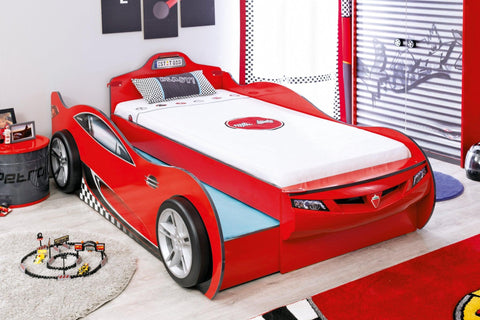 Cilek Coupe Carbed (With Friend Bed) (Red) (90X190 - 90X180 Cm) - Kids Haven