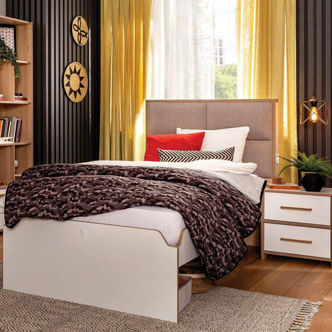Cilek Modera Fabric Headed Bed (100x200 cm)