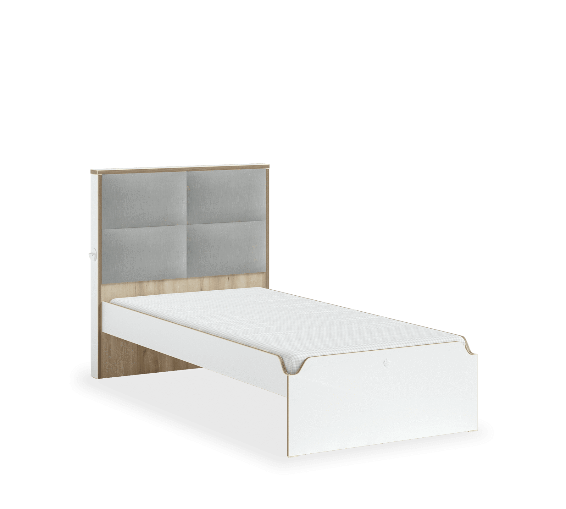 Cilek Modera Fabric Headed Bed (100x200 cm or 120x200 cm) - Kids Haven