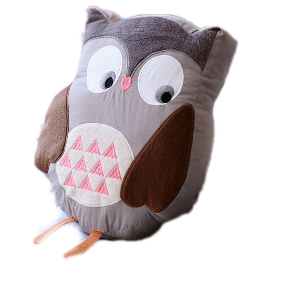 Snuggle Cute Brown Owl Cushion