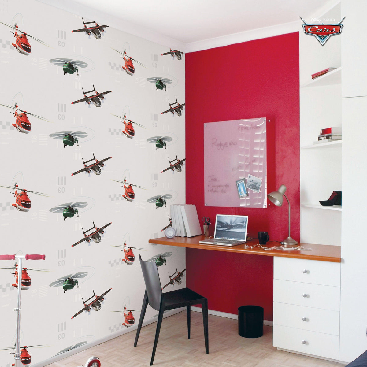 Planes Spinning Wheels Wallpaper - Kids Haven