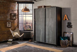 Cilek Dark Metal Sliding Wardrobe - Kids Haven