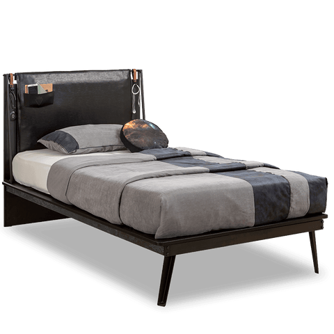 Cilek Dark Metal Line Bed (100X200 Cm Or 120X200 Cm) - Kids Haven