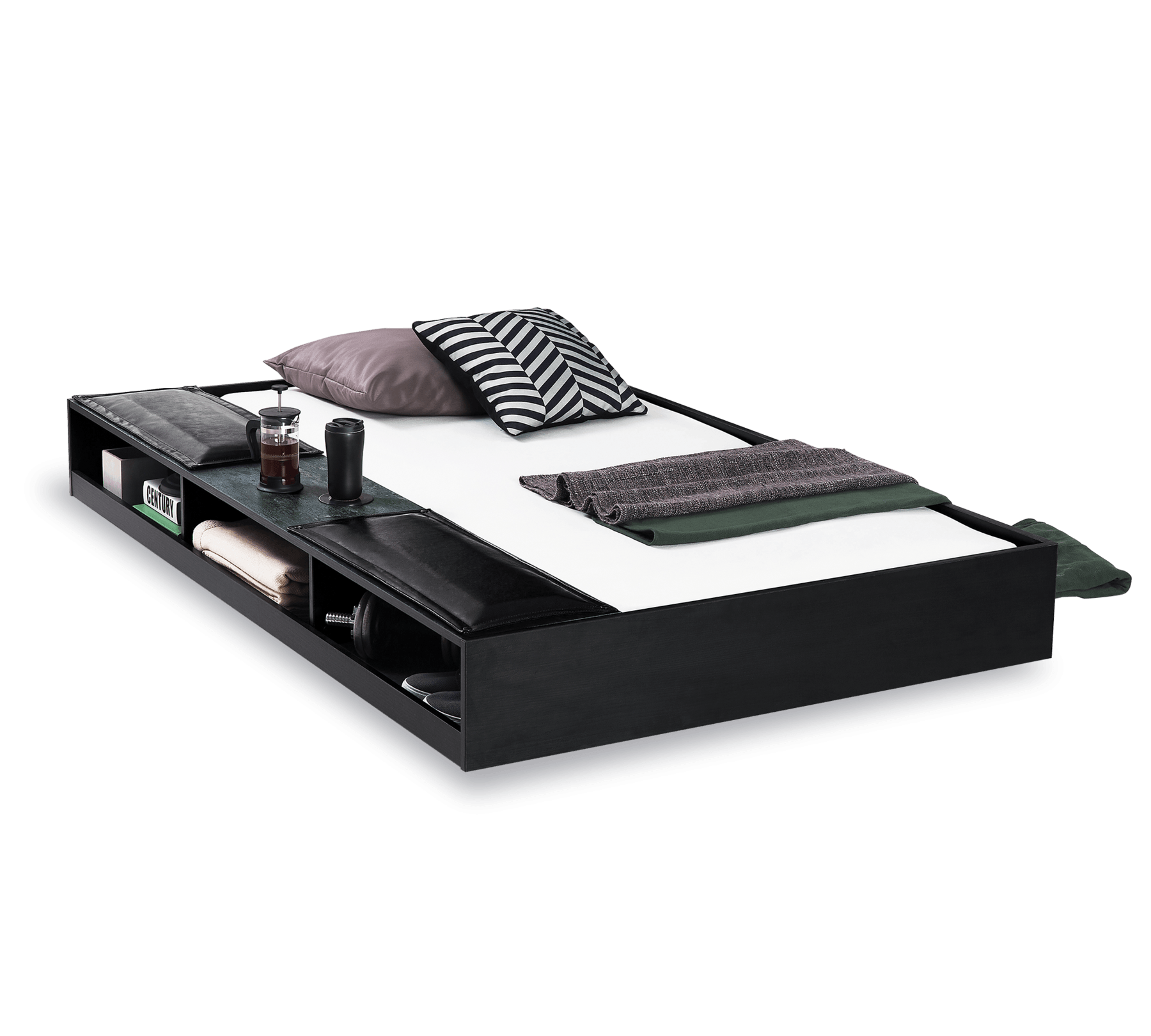 Cilek Dark Metal Line Bed (100X200 Cm Or 120X200 Cm) - Kids Haven