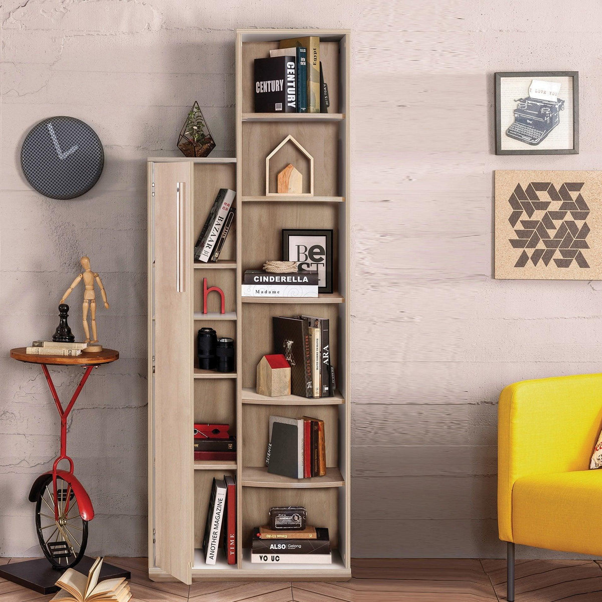Cilek Duo Bookcase With Storage