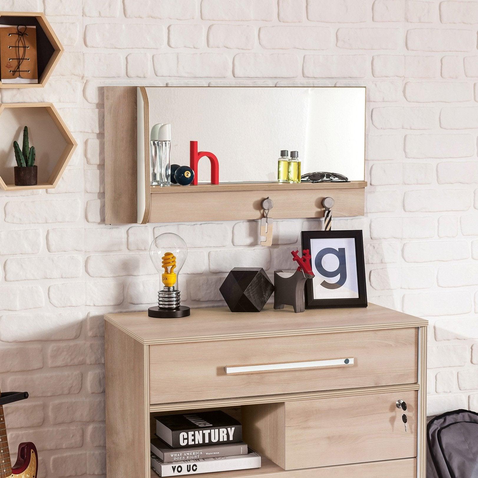 Cilek Duo Wall Mirror With Shelf