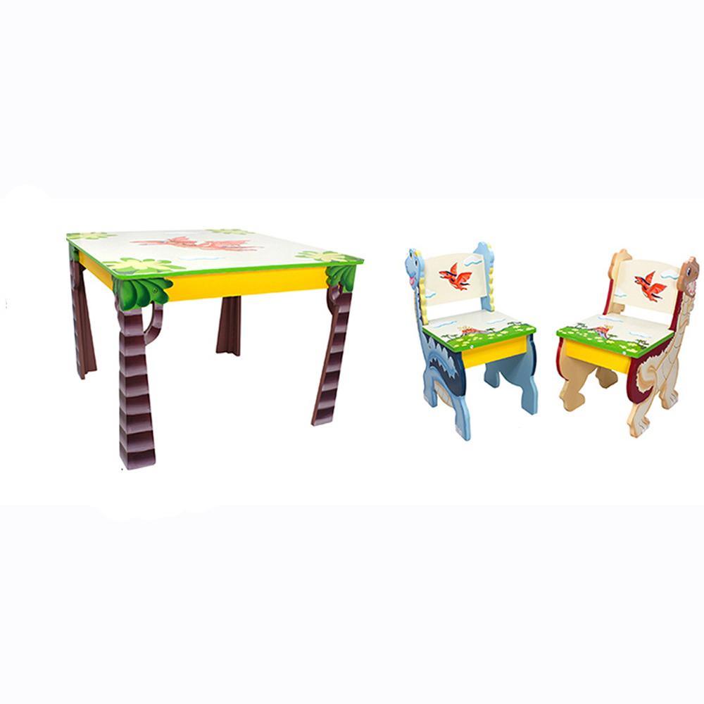 Fantasy Fields Dino Play Table w Chairs