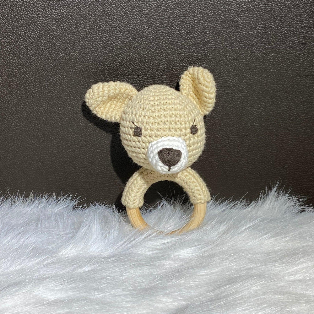 May's Hand Suri Cat Round Rattle Crochet - Kids Haven