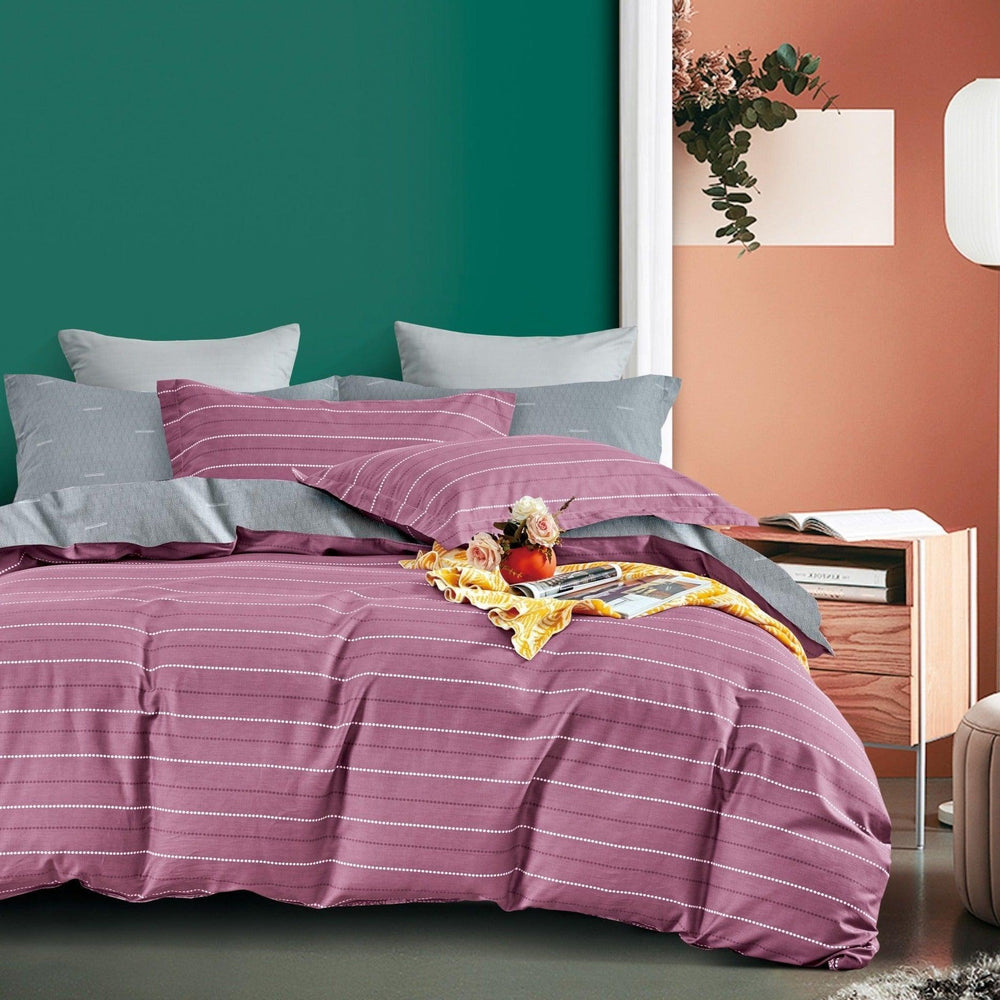 iSleep Oxford Series 100% Pure Cotton Flat Sheet Set (Various Designs) - Kids Haven