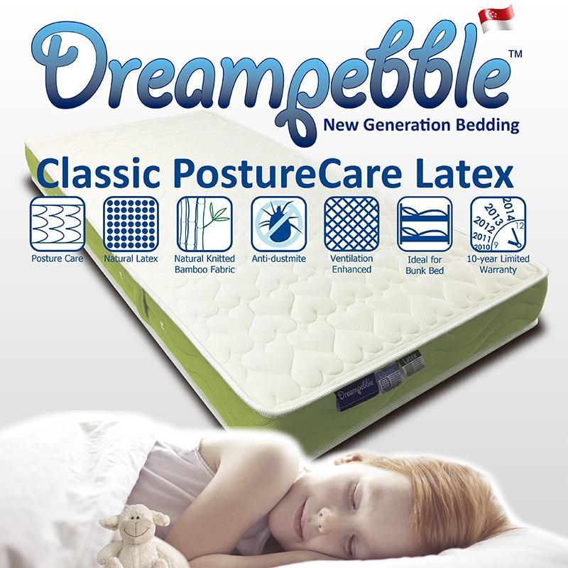 DreamPebble 6.5" Classic PostureCare Latex Mattress