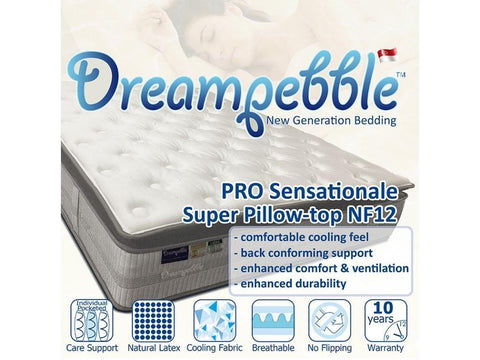 Dreampebble Sensationale Pro NF12 Super Pillow-top Mattress - Kids Haven