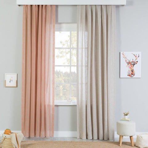 Cilek Dressy Background Curtain Beige (100X260 Cm) - Kids Haven