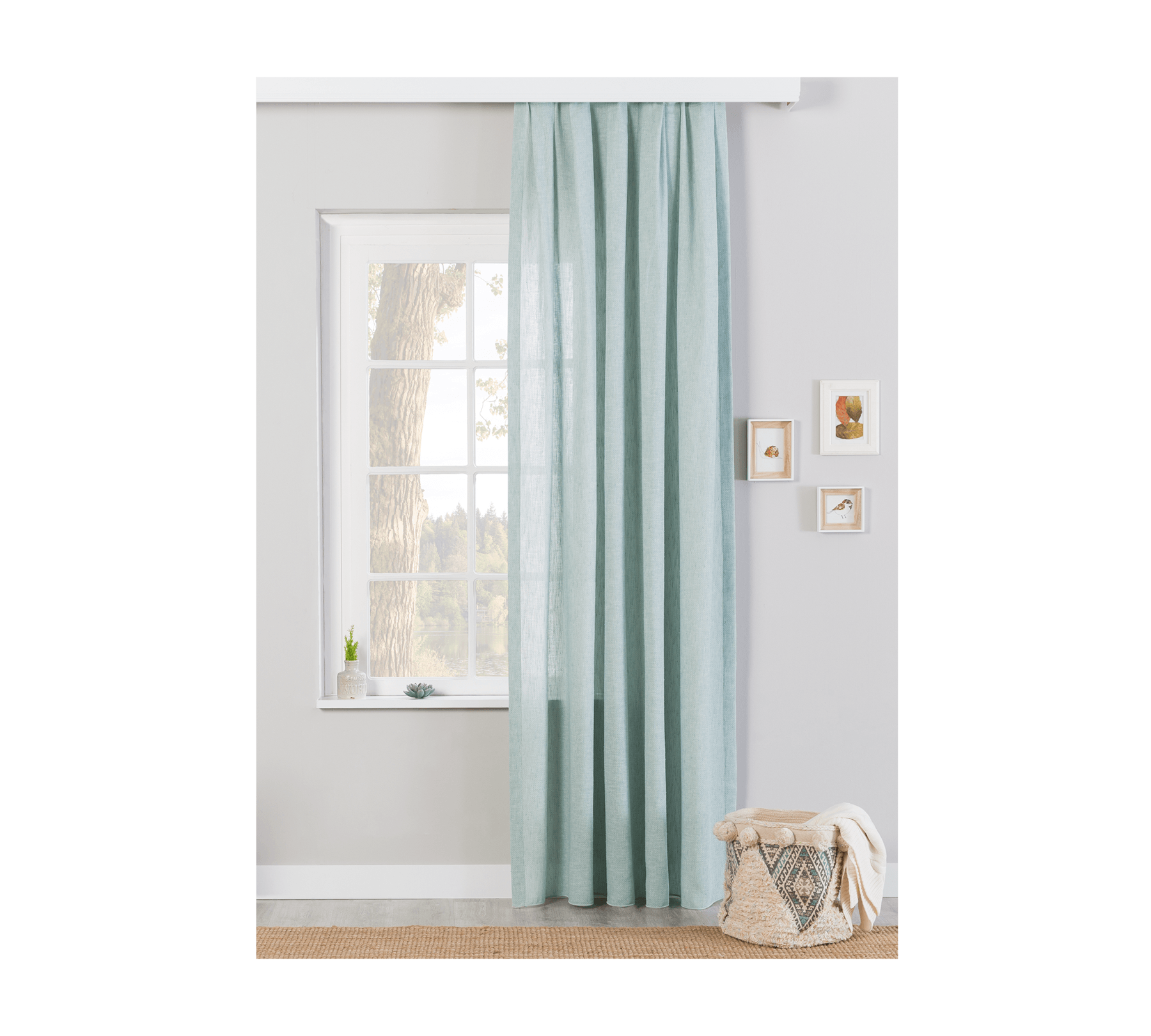Cilek Dressy Background Curtain Mint (100X260 Cm)