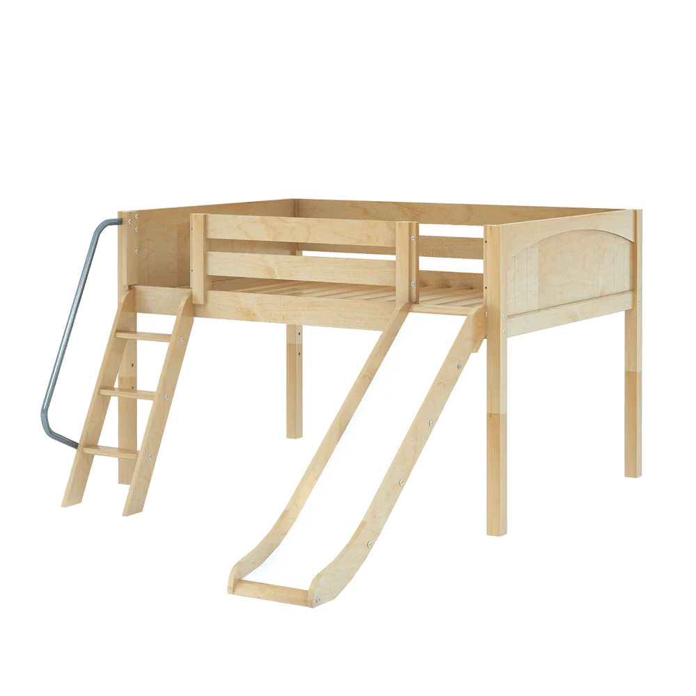 Maxtrix Low Loft w Front Slide (Ladder or Staircase) - fabric options - Kids Haven