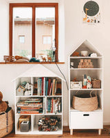 FIJN House Bookshelf (Grey) - Kids Haven