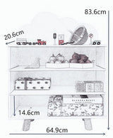 FIJN Cloud/Bear Low 3 Tier Rack - Kids Haven