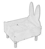 FIJN Doll Rabbit Bed - Kids Haven