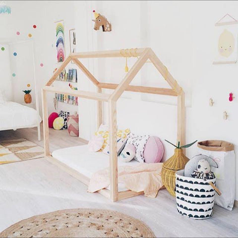 FIJN Toddler Wooden House Bed - Kids Haven