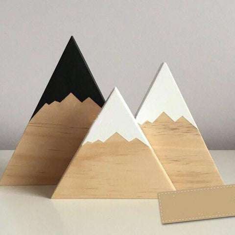 FIJN Wooden Mountains Set of 3