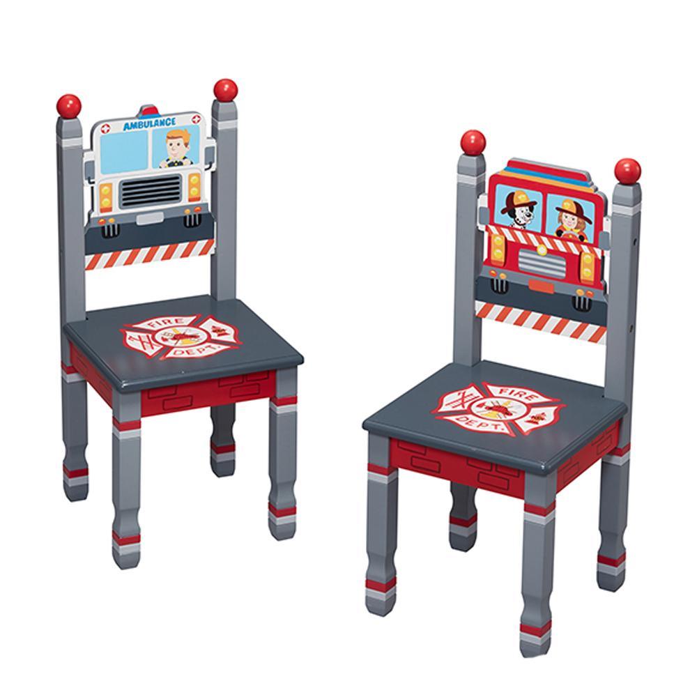 Fantasy Fields Fire Engine Set of 2 Chairs