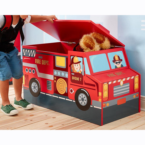 Fantasy Fields Fire Engine Toy Storage - Kids Haven