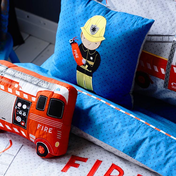 Snuggle Fireman Cushion - Kids Haven