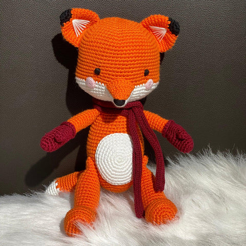 May's Hand Fox Foxy with Shawl Crochet - Kids Haven