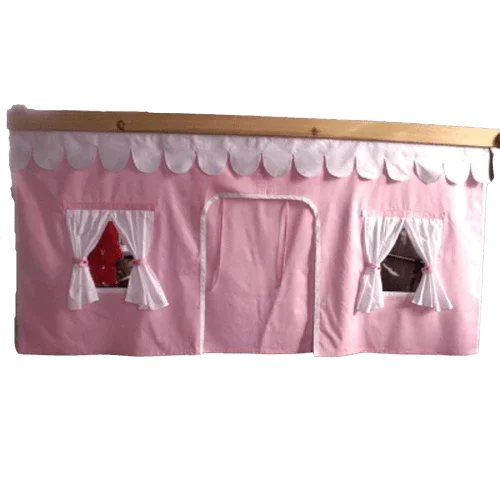 Snuggle Girls Pink Underbed Curtains - Kids Haven