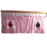 Snuggle Girls Pink Underbed Curtains - Kids Haven
