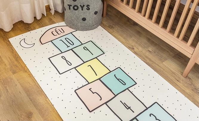 HYGGE Colourful Hopscotch Rug - Kids Haven